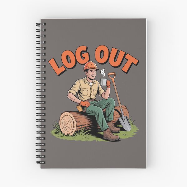 Item preview, " Log Out - Funny Toolbox and Coffee  Break" designed and sold by HolisticFurArt.