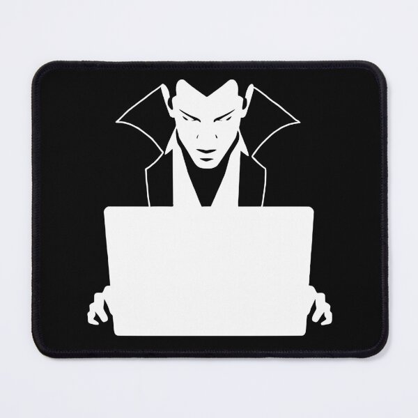 Item preview, Vampire Hacker minimalist silhouette designed and sold by DevDreamDesign.