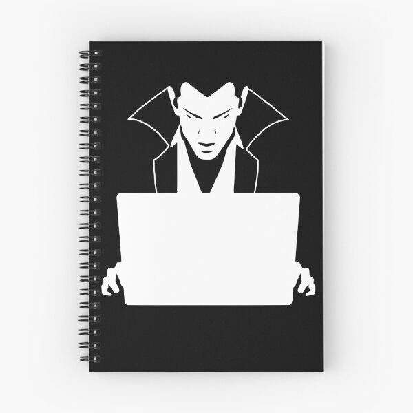 Item preview, Vampire Hacker minimalist silhouette designed and sold by DevDreamDesign.