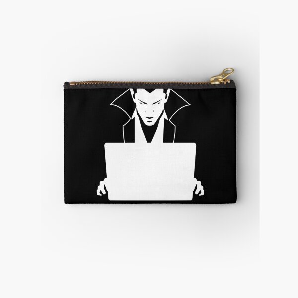 Item preview, Vampire Hacker minimalist silhouette designed and sold by DevDreamDesign.