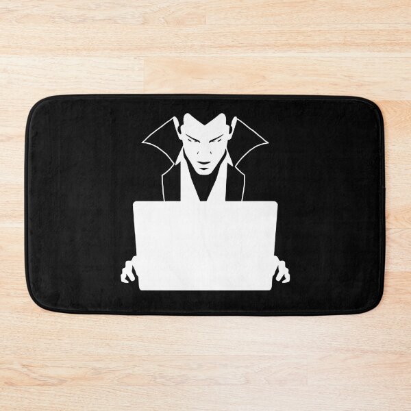 Item preview, Vampire Hacker minimalist silhouette designed and sold by DevDreamDesign.