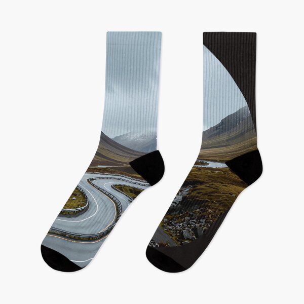 Item preview, round s curve cloudy day scenic design designed and sold by SmashingDeals.