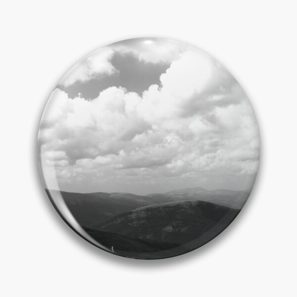 Item preview, View from Frontignano di Ussita with clouds, peaks, ridges, chairlifts designed and sold by Kristina Drozd.
