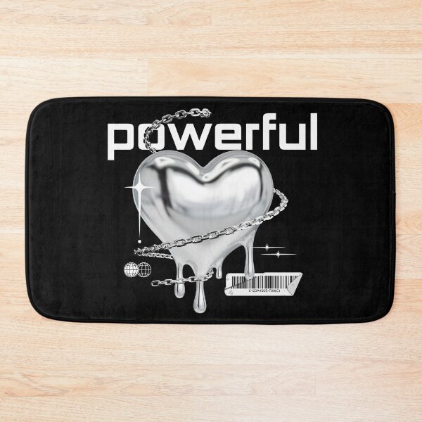 Item preview, Powerful Chrome Heart – Metallic Melting Heart with Chains & Barcode Aesthetic designed and sold by Origin-of-heart.