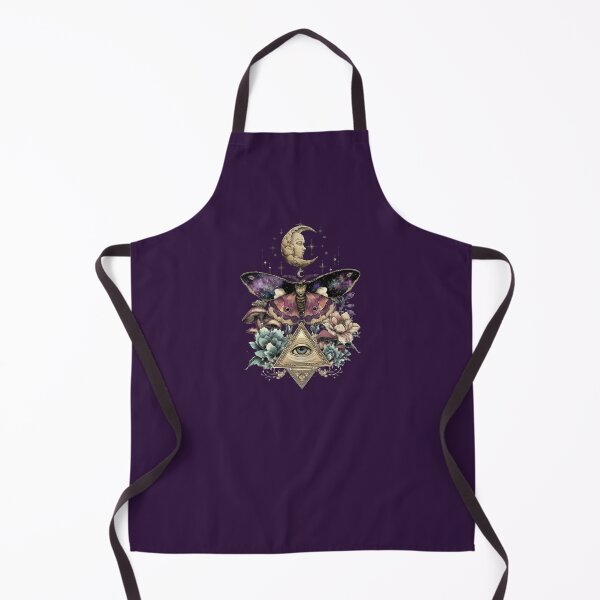 Item preview, Celestial and mystical pink and purple lunar moth designed and sold by FatBirdie.