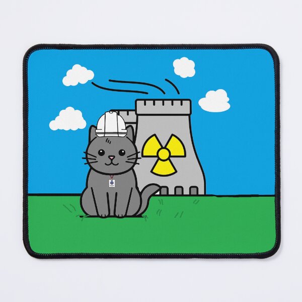 Item preview, Nuclear Engineer Cat designed and sold by Nuclear_Girly.