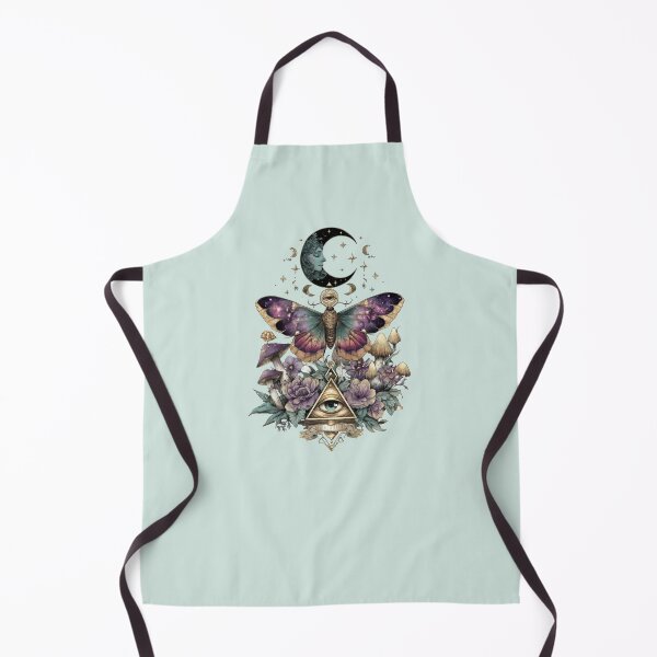 Item preview, Celestial and mystical pink, purple and gold lunar moth designed and sold by FatBirdie.