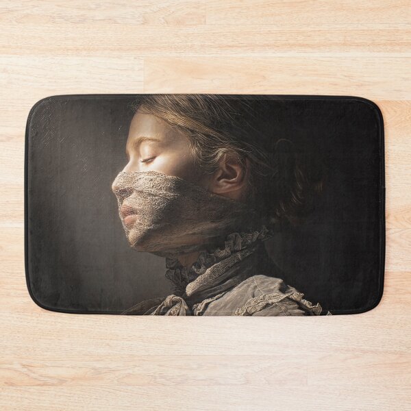 Item preview, Victorian Woman With Lace Veil in Golden Light designed and sold by Shannon Hilson.