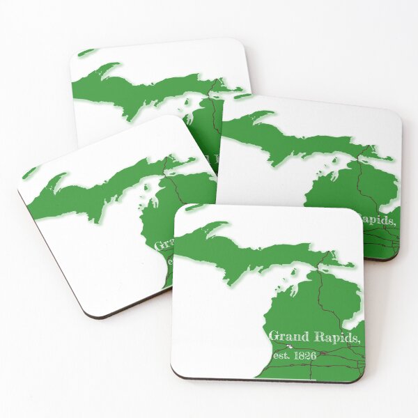 Item preview, Grand Rapids, MI [Green] designed and sold by PhilbonianDezin.