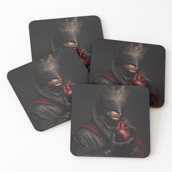 Item preview, Blindfolded King Holding a Heart in Darkness designed and sold by Shannon Hilson.