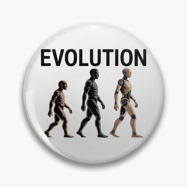 Item preview, "Evolution – From Human to Machine" designed and sold by HolisticFurArt.
