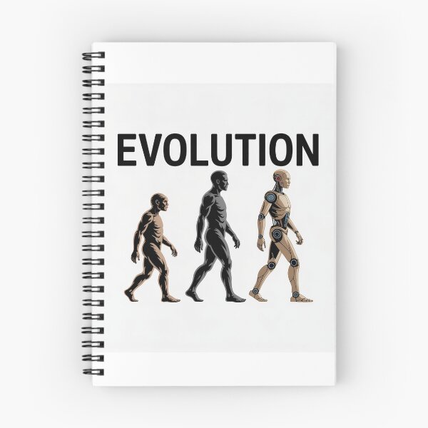 Item preview, "Evolution – From Human to Machine" designed and sold by HolisticFurArt.