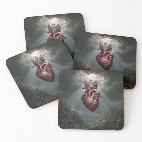 Item preview, Crowned Anatomical Heart in Radiant Light designed and sold by Shannon Hilson.