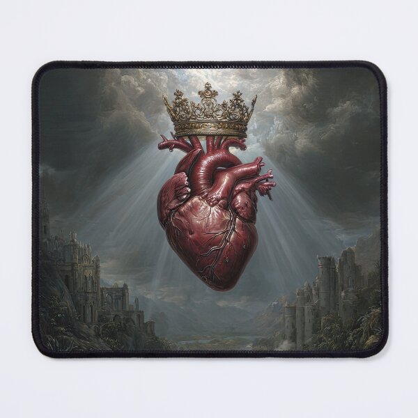 Item preview, Crowned Anatomical Heart in Radiant Light designed and sold by Shannon Hilson.