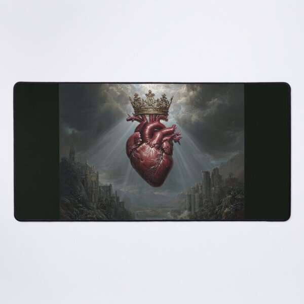 Item preview, Crowned Anatomical Heart in Radiant Light designed and sold by Shannon Hilson.