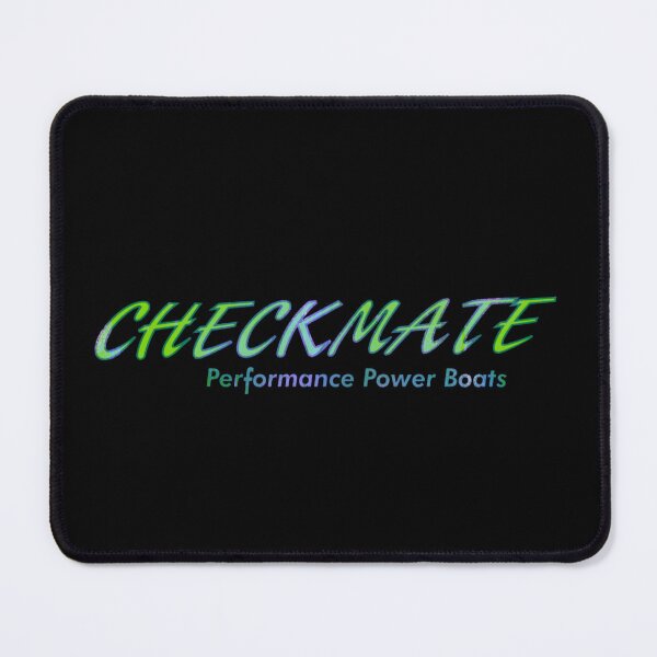 Item preview, Checkmate Performance Power Boats Blue Grafiti Lime Green designed and sold by ChristinasMess.
