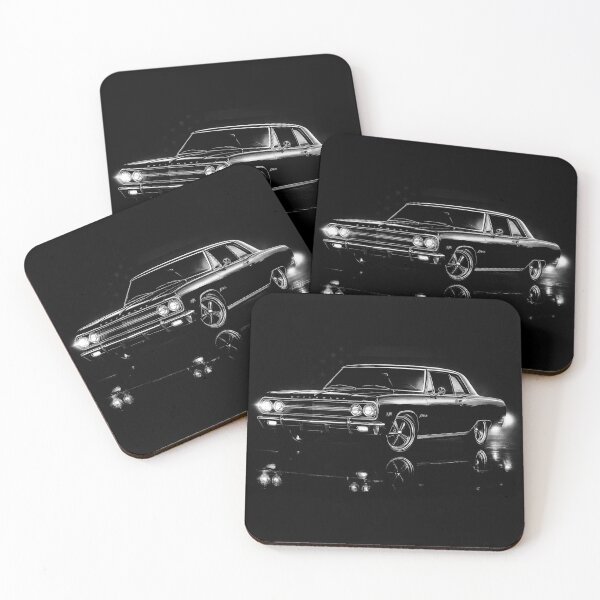 Item preview, 1965 Chevrolet Chevelle SS – Vintage Muscle Car Art Print designed and sold by Stinky Lincy's Apparel Company.