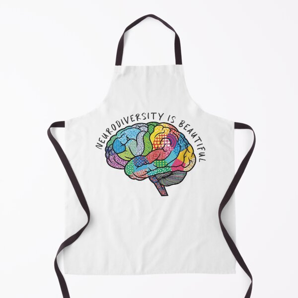 Item preview, Neurodiversity Is Beautiful Rainbow Brain – Autism, ADHD, Awareness Design designed and sold by Autism in Focus.