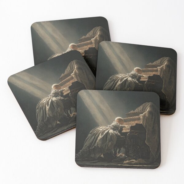 Item preview, Victorian Child Asleep at a Piano in Sunlight designed and sold by Shannon Hilson.