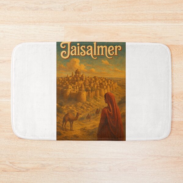 Item preview, Jaisalmer India Golden Fort and Desert Caravan designed and sold by Places On Earth.