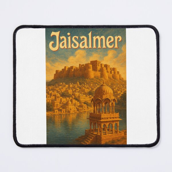 Item preview, Jaisalmer India Fort and Gadisar Lake Pavilion designed and sold by Places On Earth.