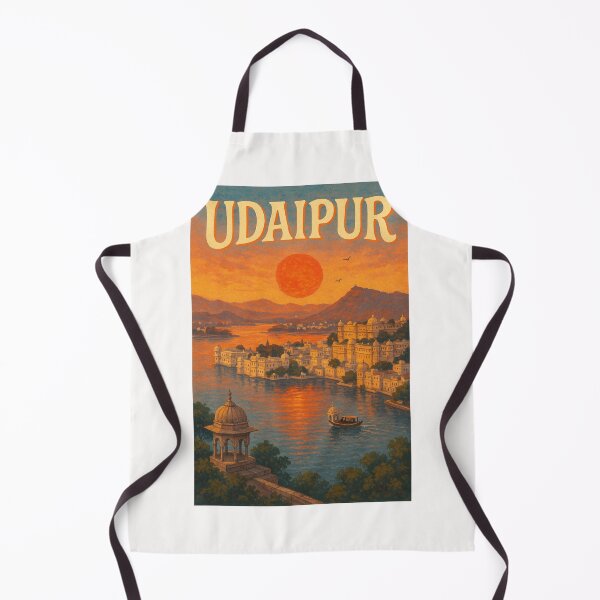 Item preview, Udaipur India Sunset on Lake Pichola and City Palace designed and sold by Places On Earth.