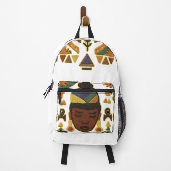 Item preview, Arte tribal afro | Diseño geométrico colorido de mujer africana designed and sold by Rody222.