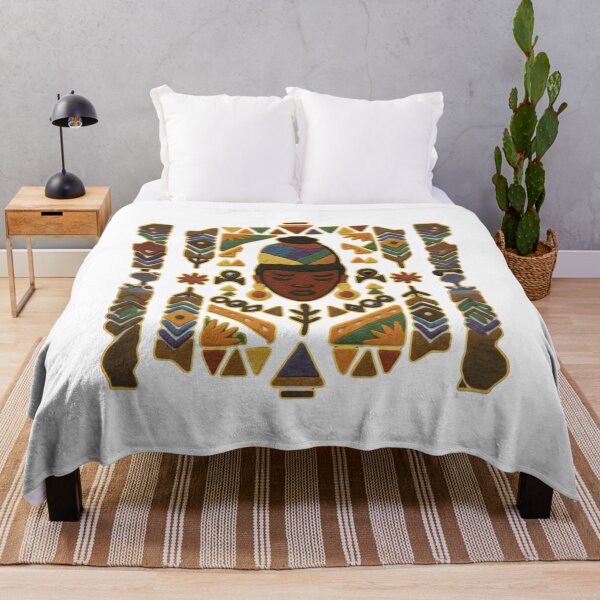 Item preview, Afro Tribal Art | African Woman Geometric Pattern Colorful Design designed and sold by Rody222.