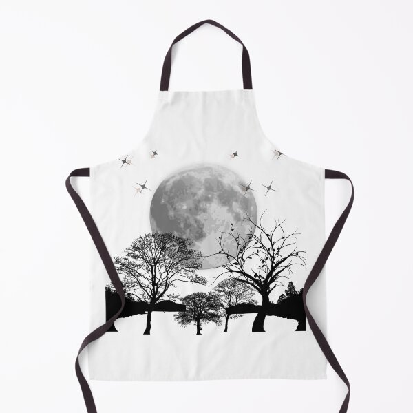 Item preview, "Moonlit Night with Silent Trees" designed and sold by Quitecorner.
