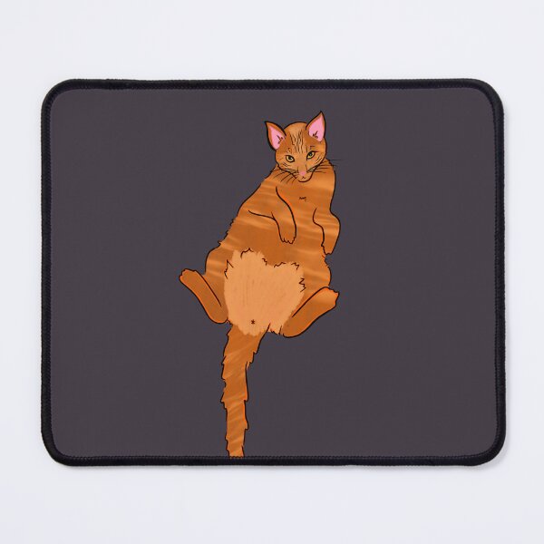 Item preview, Lazy Orange Cat Laying on Back – Cute Kitty Art designed and sold by ShaggyArtist.