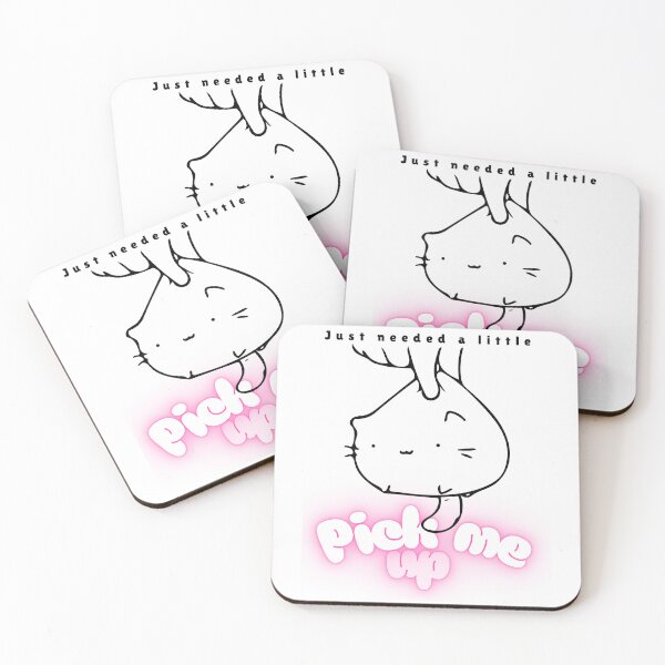Item preview, Cute Cat Pun Shirt | Just Needed a Little Pick Me Up Kawaii Tee designed and sold by Fab-Cat.