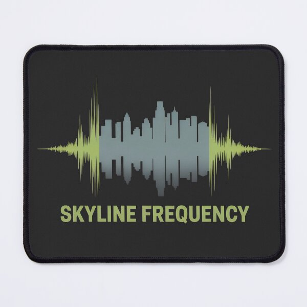 Item preview, "City Beats – Skyline Soundwave Art" designed and sold by HolisticFurArt.