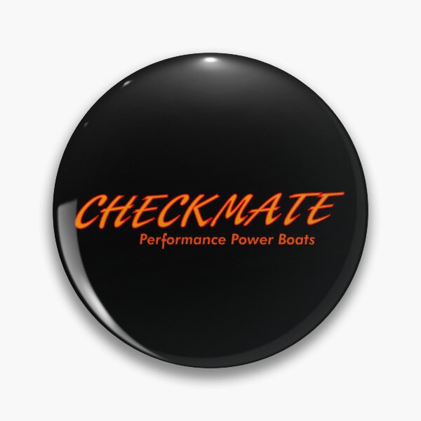 Item preview, Checkmate Performance Power Boats Neon Orange designed and sold by ChristinasMess.