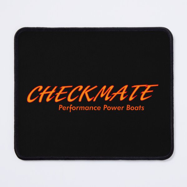 Item preview, Checkmate Performance Power Boats Neon Orange designed and sold by ChristinasMess.
