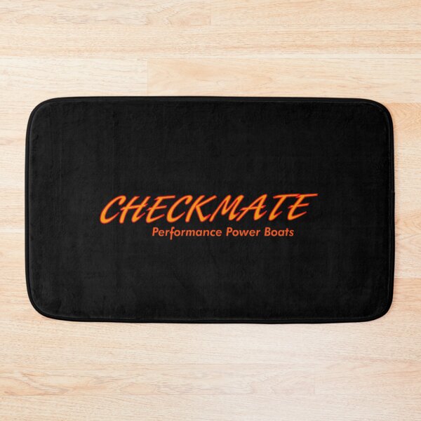 Item preview, Checkmate Performance Power Boats Neon Orange designed and sold by ChristinasMess.