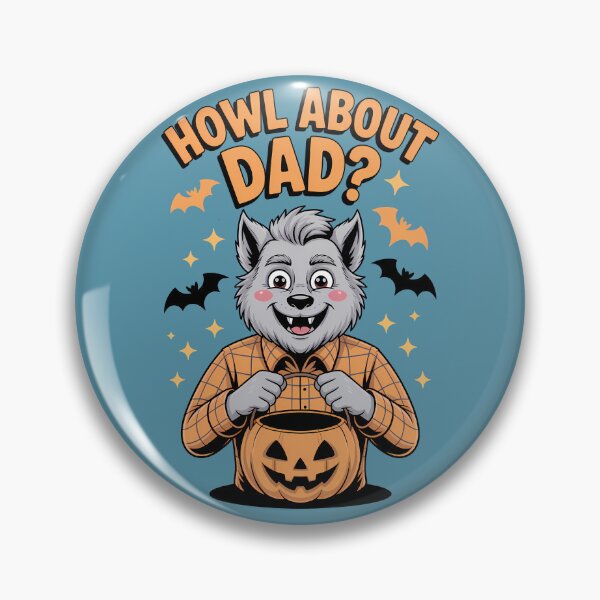 Item preview, Howl About Dad? | Funny Halloween Werewolf Dad Pumpkin Design designed and sold by Zeltagold8.