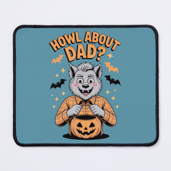 Item preview, Howl About Dad? | Funny Halloween Werewolf Dad Pumpkin Design designed and sold by Zeltagold8.