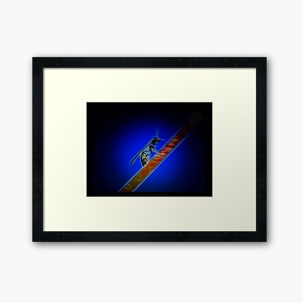 ©BS Wasp Paintography Framed Art Print