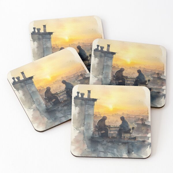 Item preview, Rooftop Gambit at Golden Hour designed and sold by ArgentoArt.