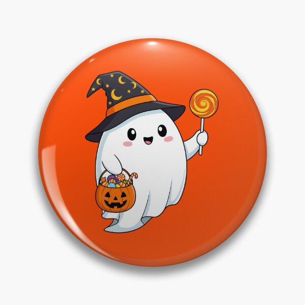 Item preview, Kwaii Halloween Ghost designed and sold by brexastore.