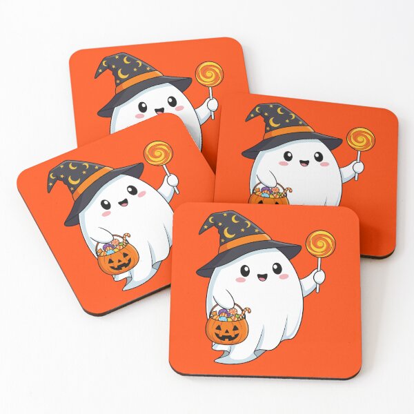 Item preview, Kwaii Halloween Ghost designed and sold by brexastore.