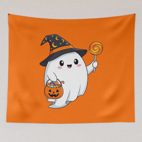 Item preview, Kwaii Halloween Ghost designed and sold by brexastore.