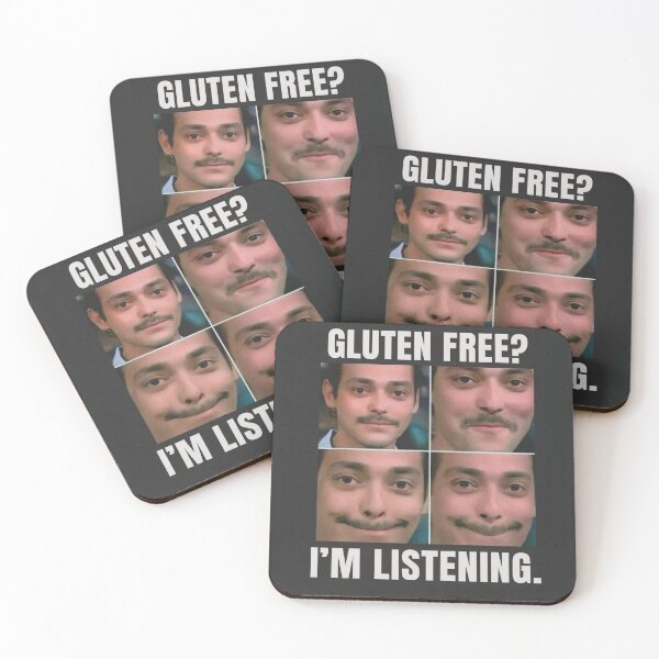 Item preview, Gluten Free Meme Face Reaction designed and sold by Zero-Crumb-Zone.
