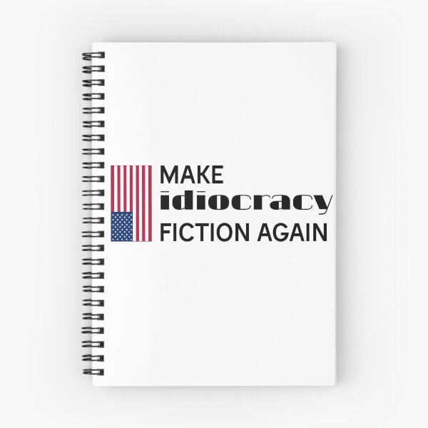 Item preview, Make Idiocracy Fiction Again Black Logo designed and sold by Wishbonedezine.