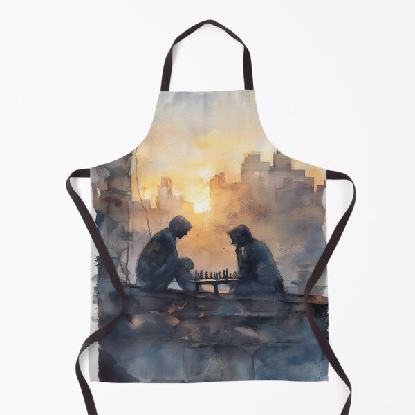 Item preview, Skyline Checkmate in Blue Mist designed and sold by ArgentoArt.