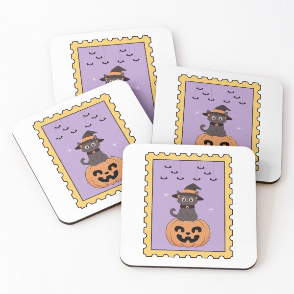 Item preview, Cat Pumpkin Halloween Stamp designed and sold by Got2BSnazzy.