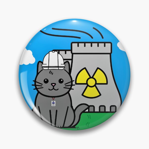 Item preview, Nuclear Engineer Cat designed and sold by Nuclear_Girly.