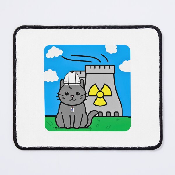 Item preview, Nuclear Engineer Cat designed and sold by Nuclear_Girly.