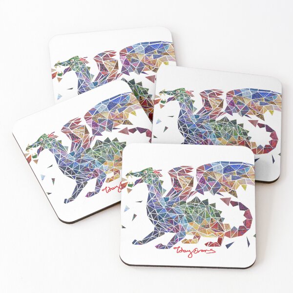 Item preview, Fragmented Flame: Geometric Dragon designed and sold by Toby Evans.