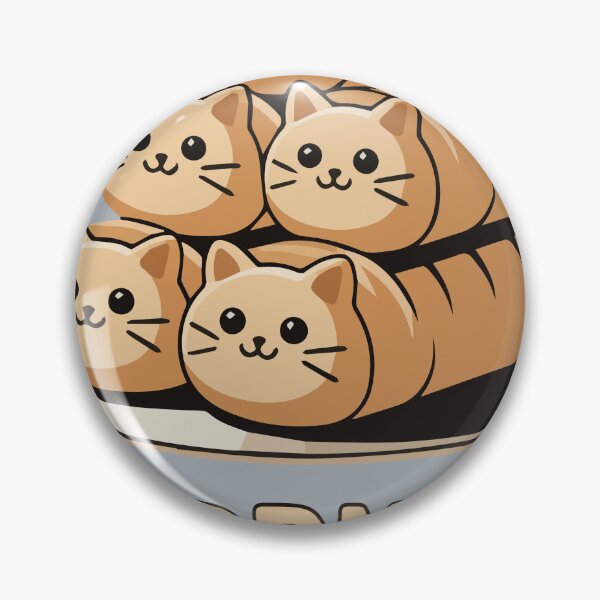 Item preview, Purrnoli Pastry Cats Funny Italian Food Pun Dessert Cat Design designed and sold by FreshVibe Prints.
